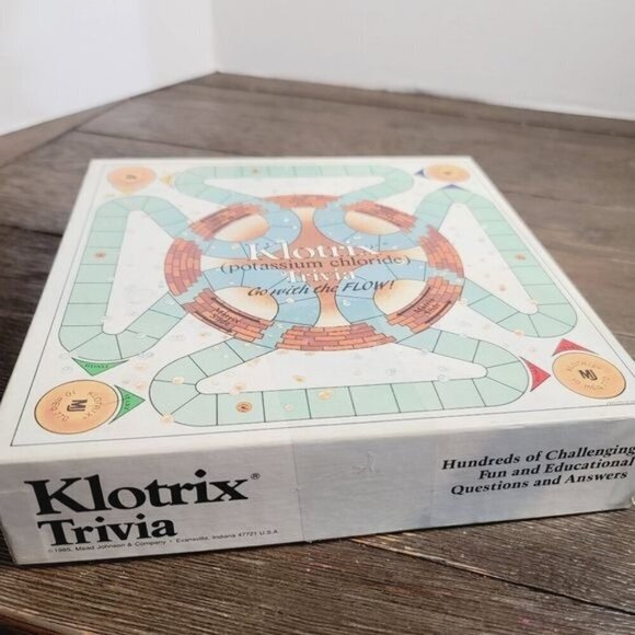 Vintage 80s Klotrix (Potassium Chloride ) Trivia Game Mead Johnson - Picture 4 of 15